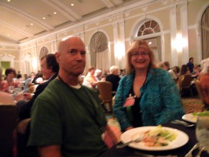 Barry Webb & Annmarie Banks at Fri. night dinner.