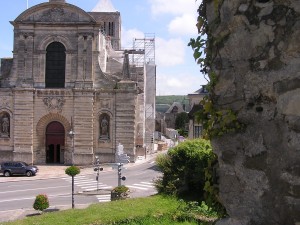 Trinity Abbey church as seen from the ducal palace