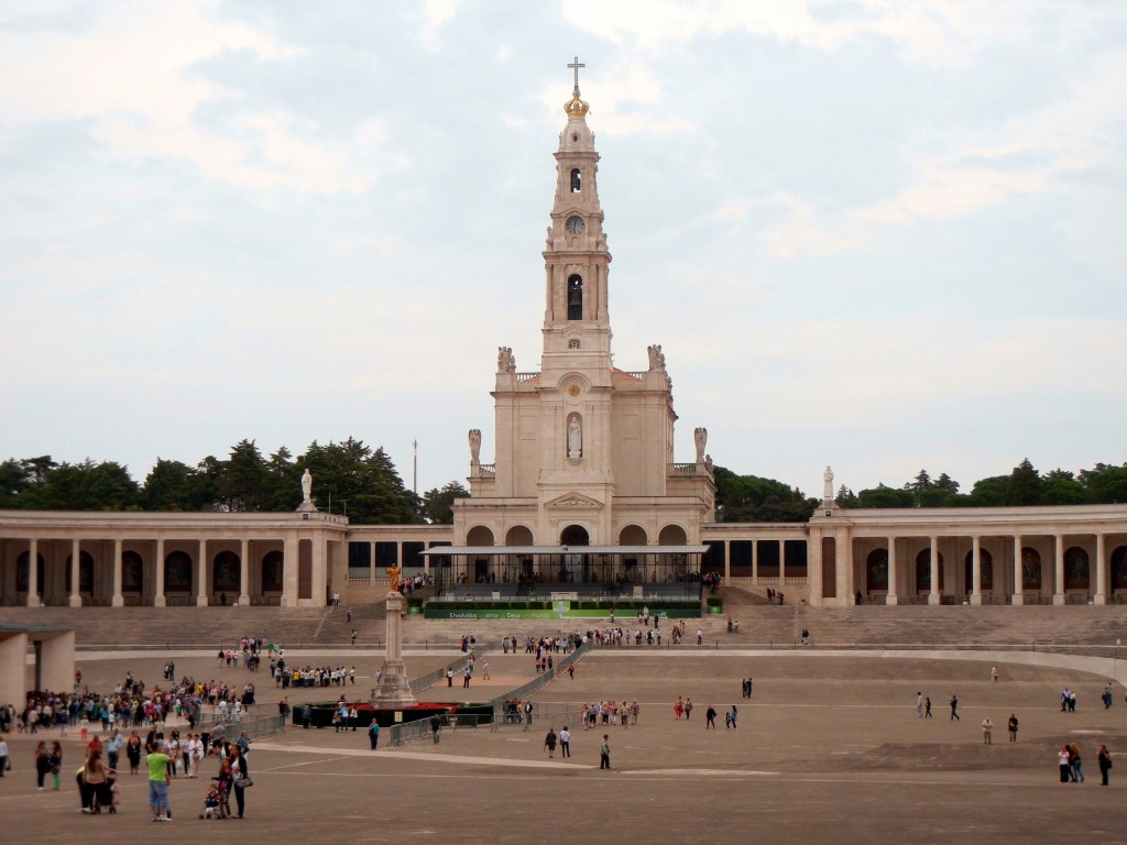 The old basilica at Fatima.