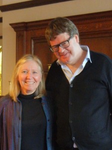 With James Runcie, Gladstone's Library, Wales